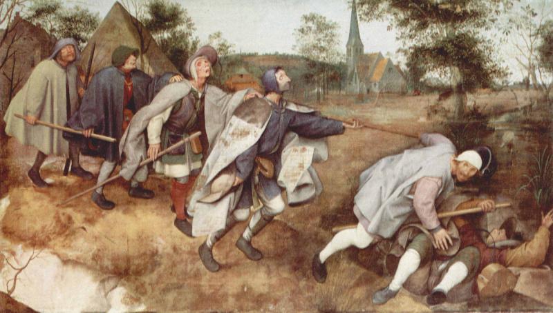 Pieter Bruegel Blind Leading the Blind oil painting image